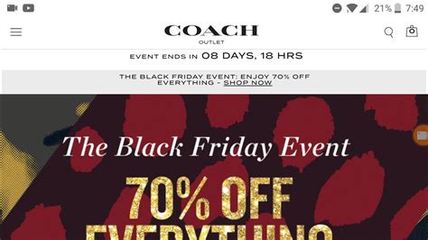 black friday coach factory